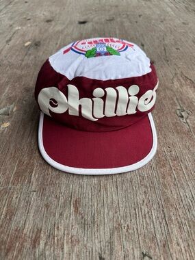 Vintage Philadelphia Phillies Painters Hat / 80s / MLB / RARE